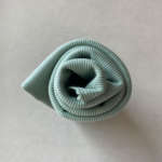 0,5 m Bio 2x1 Rib Jersey und Bündchen Sage Green Meterware