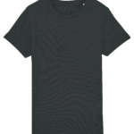 Bio T-Shirt Kids uni einfarbig dunkelgrau meliert