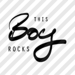 Siebdruckdatei & Plotterdatei "This Boy Rocks"