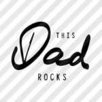 Siebdruckdatei & Plotterdatei "This Dad Rocks"