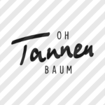 Siebdruckdatei & Plotterdatei "Oh Tannen Baum"