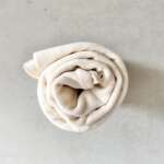0,5 m Bio Frottee Strickfrottee Frotteejersey natur Meterware