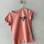 Bio T-Shirt "Love No. 1 Variante 1" Kids rose clay