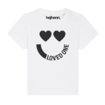 Bio T-Shirt "Loved one" Babys weiß