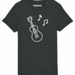 Bio T-Shirt "Gitarre" Kids dunkelgrau meliert