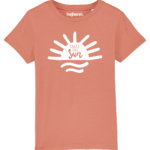 Bio T-Shirt "Chase the sun" Kids rose clay