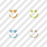 Siebdruckdatei & Plotterdatei "Smiley Smile Happy Giggle Laugh"
