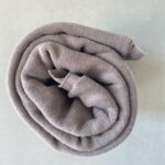 0,5 m Bio Frottee Strickfrottee Frotteejersey cinder Meterware