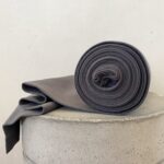 0,5 m Bio Bündchen asphalt Meterware