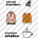 Plotterdatei "Sweater Weather"
