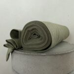 0,5 m Bio Bündchen heather olive Meterware