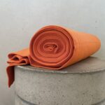 0,5 m Bio Bündchen celosia orange Meterware