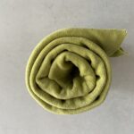 0,5 m Bio Frottee Strickfrottee Frotteejersey Celery Green Meterware