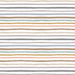 leichte B-Ware Eigenproduktion 0,5 m Bio Super Soft Sommersweat French Terry "unregelmäßige Streifen" offwhite pastell bunt Meterware