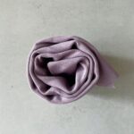 0,5 m Bio 2x1 Rib Jersey und Bündchen Lilac Meterware