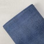 0,5 m Bio French Terry mid blue denim Meterware