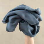 0,5 m Bio Soft Musselin Blue Shadow Meterware