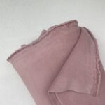 0,5 m Bio Baumwollfleece 305 g ash rose Meterware