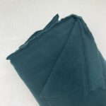 0,5 m Bio Baumwollfleece 305 g atlantic deep Meterware