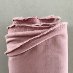 0,5 m Bio Baumwollfleece ash rose Meterware