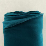 0,5 m Bio Baumwollfleece atlantic deep Meterware