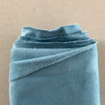 0,5 m Bio Baumwollfleece beach house blue von Stoffonkel Meterware