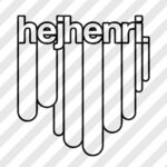 0-Euro Siebdruckdatei & Plotterdatei "hejhenri. World Tour Frontprint No. 1 Outline"